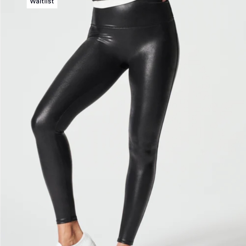 SPANX Faux Leather Leggings
